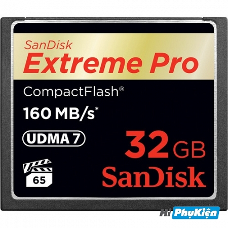 Thẻ nhớ CF SanDisk Extreme Pro 1067X 160Mb/s - 32GB