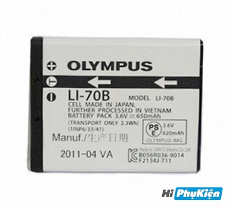Pin Olympus Li-70B chất lượng, giá rẻ - Hiphukien.com