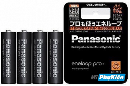 Pin Panasonic Eneloop Pro AA 2450mAh