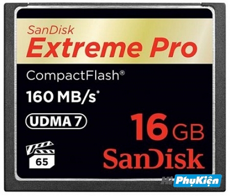 Thẻ nhớ CF Sandisk Extreme Compact Flash 16GB 1067X 160MB/s