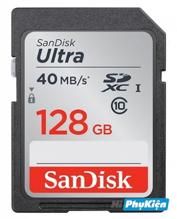 Thẻ nhớ SDXC Sandisk Class 10 Ultra 266X 128GB