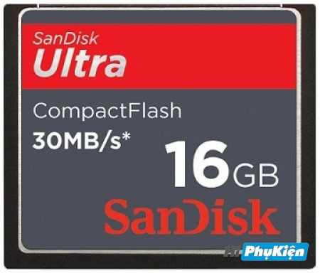 Thẻ nhớ CF Sandisk  Ultra 16GB 200X 30MB/s