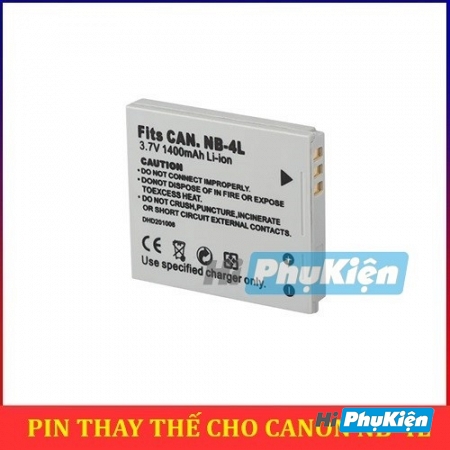 Pin thay thế for Canon NB-4L 
