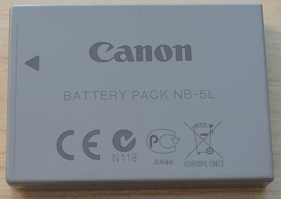 Pin Canon NB-5L