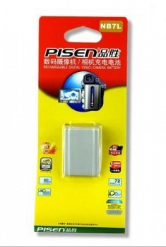 Pin Pisen NB-7L - Pin Máy ảnh Canon