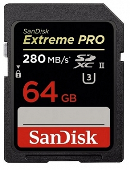 Thẻ nhớ SDXC Sandisk Extreme Pro Class 10 UHS-II 1867X - 64GB