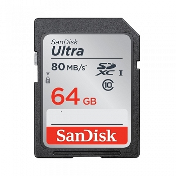Thẻ nhớ SDXC Sandisk Class 10 Ultra 553X 80Mb 64GB