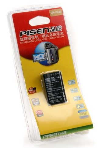 Pin Pisen for Nikon EN-EL20 chất lụogn, giá rẻ - Hiphukien.com
