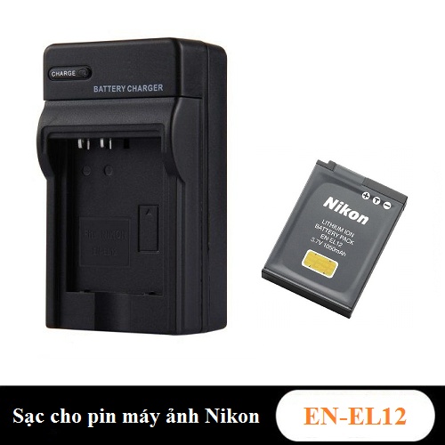 Mua Sạc cho pin Nikon EN-EL12 chất lượng tại Hiphukien.com