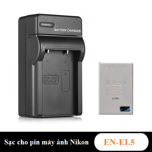 Sạc Nikon EN-EL5 for bảo hành 12 tháng giá rẻ