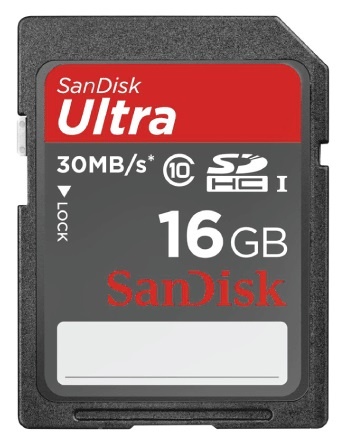 Thẻ nhớ SDHC SanDisk Ultra 16GB Class 10- 30MB/s giá rẻ - Hiphukien.com