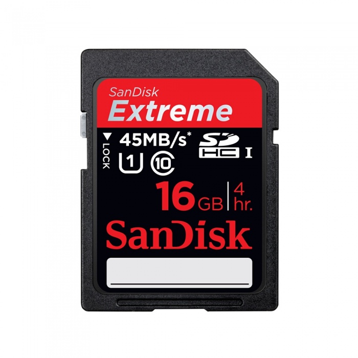 Thẻ nhớ SDHC Sandisk EXTREME 16GB 45MB/s 300X giá rẻ - Hiphukien.com
