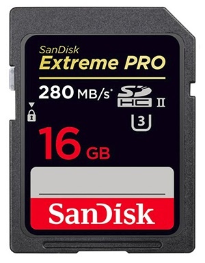 Mua Thẻ nhớ SDHC Sandisk Extreme Pro 16GB 280MB/s 1867X giá rẻ tại Hiphukien.com