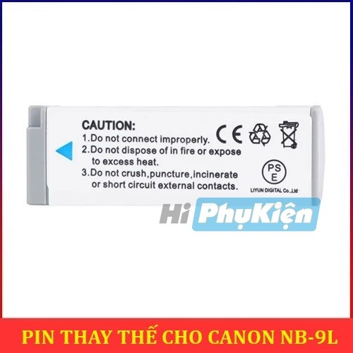 Pin thay thế for Canon NB-9L-hiphukien.com