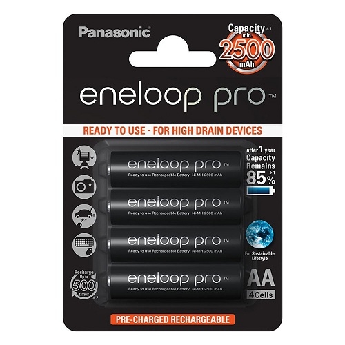Pin AA Panasonic Eneloop Pro 2500mAh chất lượng, giá rẻ - Hiphukien.com