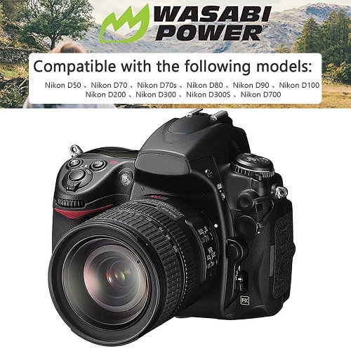 Sạc đôi Wasabi cho pin Nikon EN-EL3e