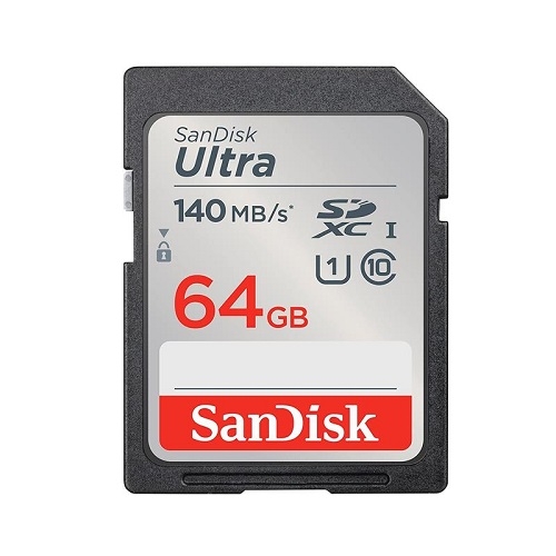 Mua Thẻ nhớ SDXC Sandisk Class 10 Ultra 64GB 140MB/s giá rẻ tại Hiphukien.com